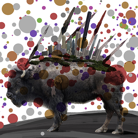 Stabbed Bull Artist: Zhe Ren